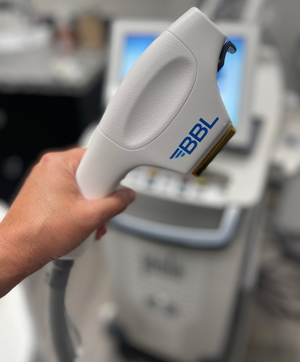 BBL device in a medical setting.