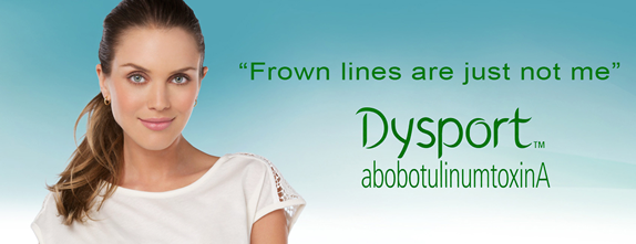 Dysport is used to improve the look of moderate to severe frown lines without changing the look of your whole face.